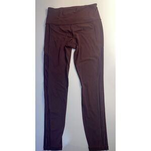 Athleta Shakti Mesh 7/8 Tight Leggings Maroon  Size‎ Small